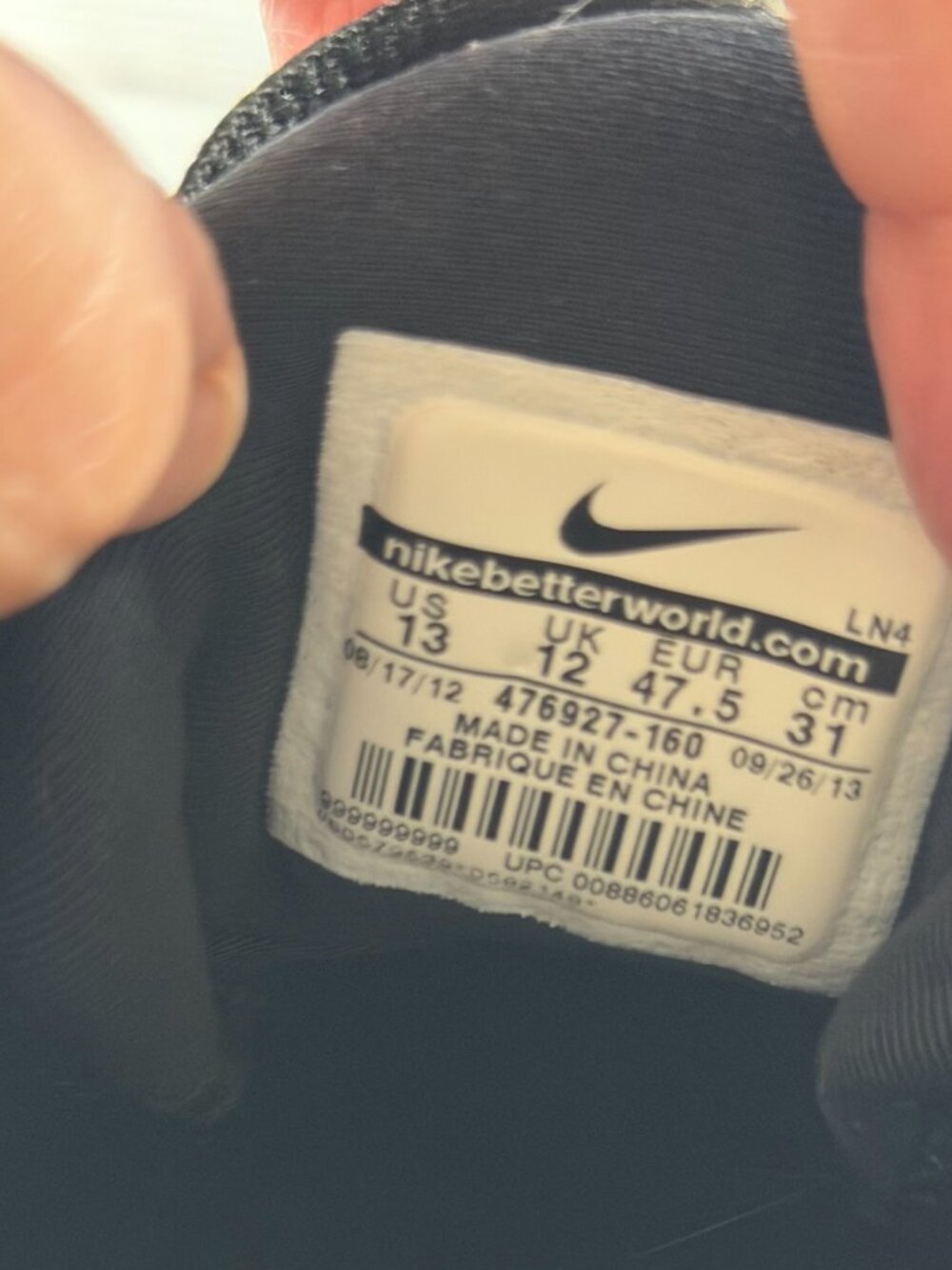 Nike Romaleos 2 Weightlifting Shoes White Black Red Men’s Size 13 - Picture 3 of 10